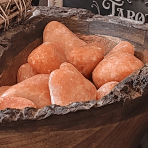 Orange Orchid Calcite tumbles