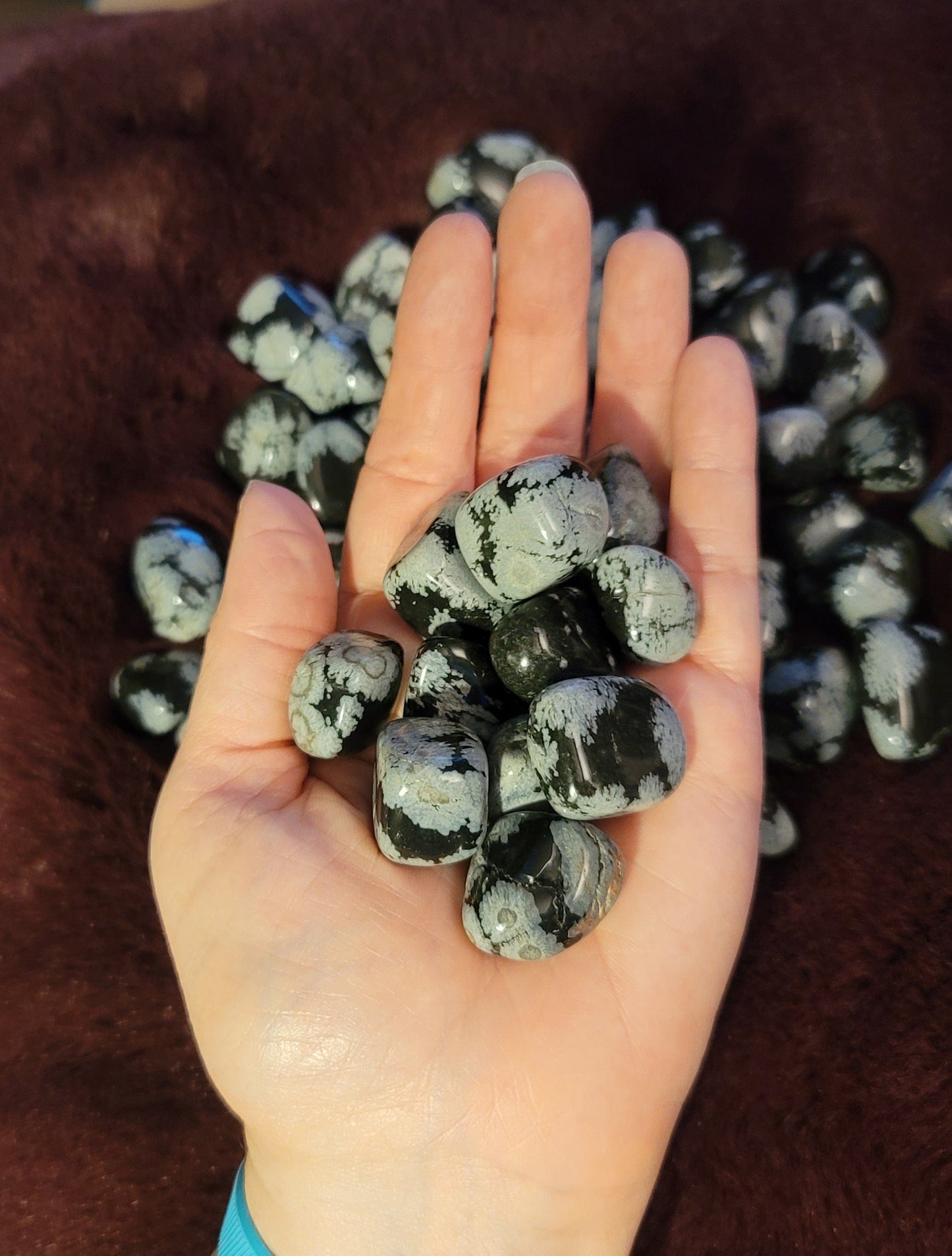 Snowflake Obsidian Tumble