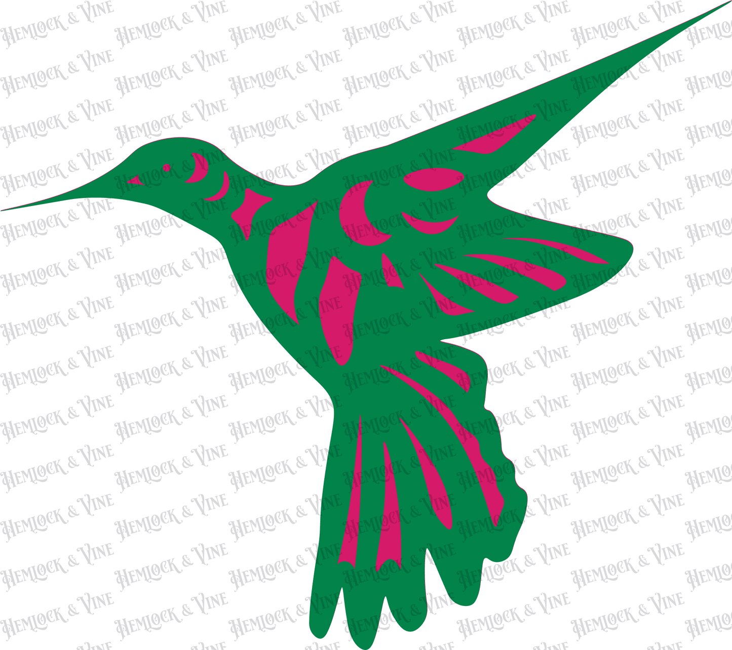 Hummingbird svg file digital download