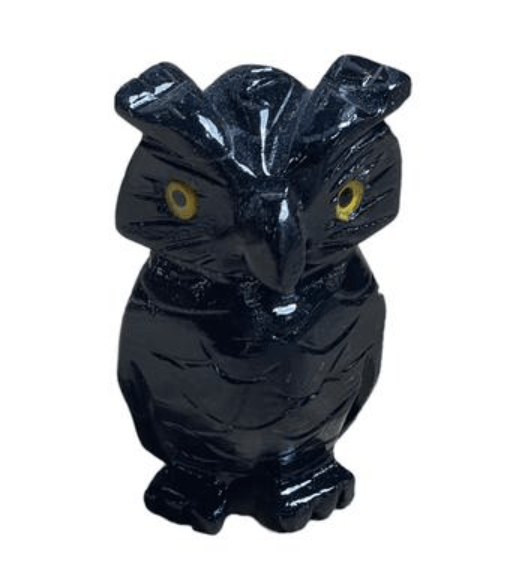 Black Calcite Owl