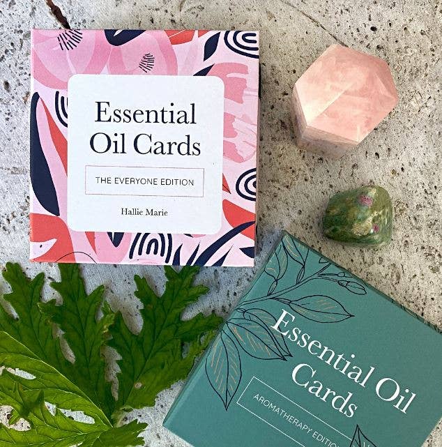 Essential Oil Cards w/ Holder